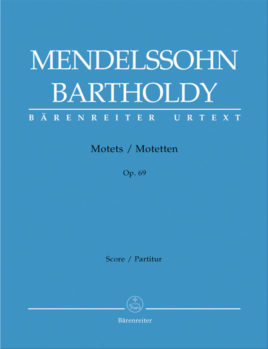 Drei Motetten, Op. 69 4-Part scores gallery preview page 1