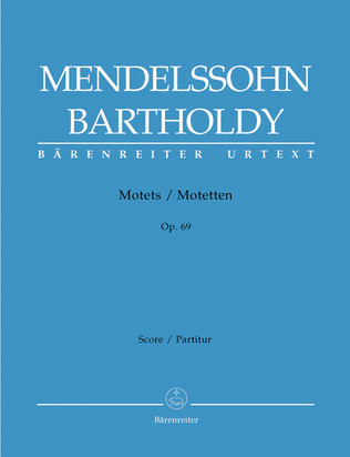 Book cover for Drei Motetten, Op. 69