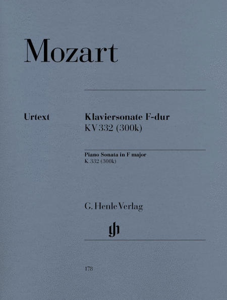 Mozart, Wolfgang Amadeus: Piano sonata F major KV 332 (300k)