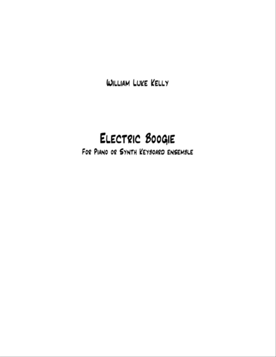 Electric Boogie Jazz Ensemble scores gallery preview page 1