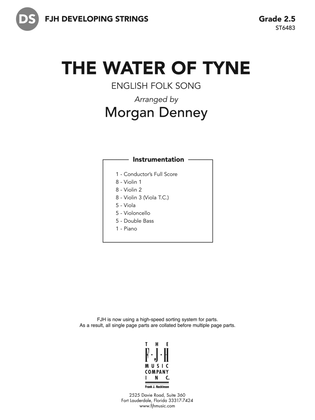 The Water of Tyne: Score