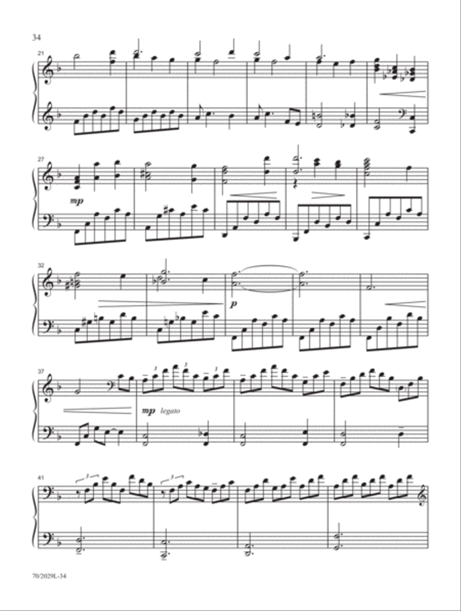Wounded for Me Piano Solo scores gallery preview page 16