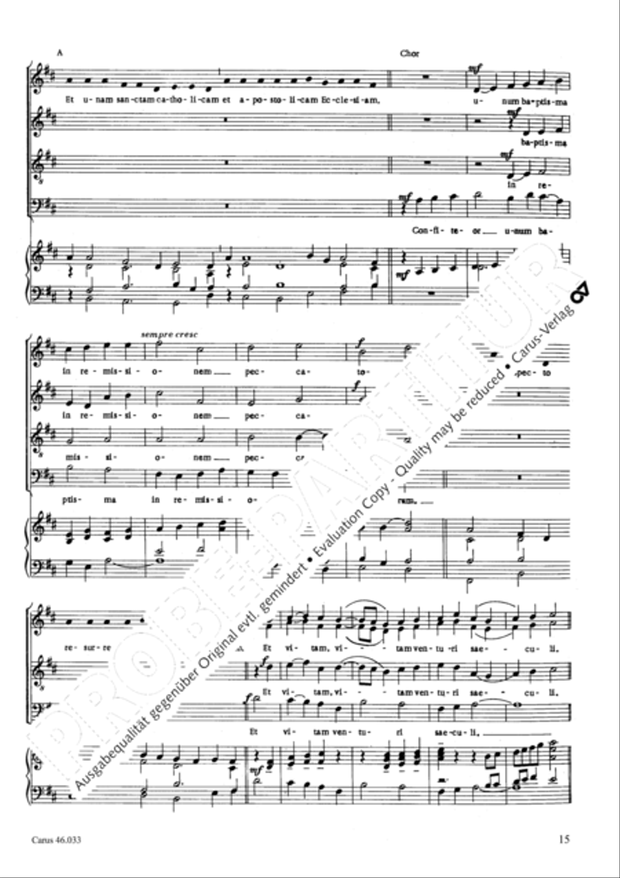 Missa Choralis zu GL 401-404 4-Part scores gallery preview page 16