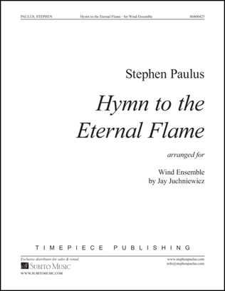 Hymn to the Eternal Flame arranged