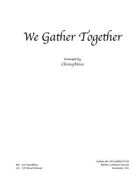 Handbells - We Gather Together