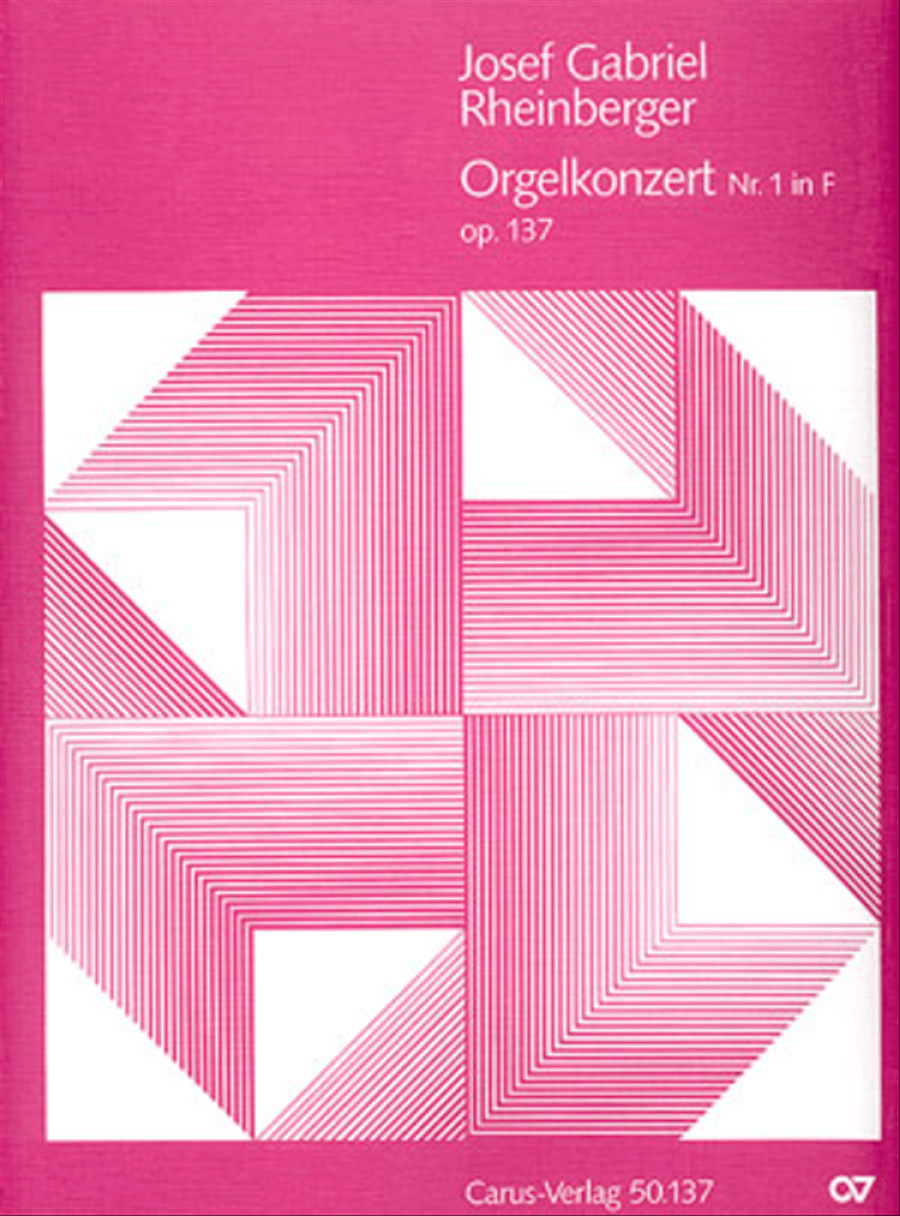 Organ Concerto No. 1 in F major (Orgelkonzert Nr. 1 in F) Horn scores gallery preview page 1