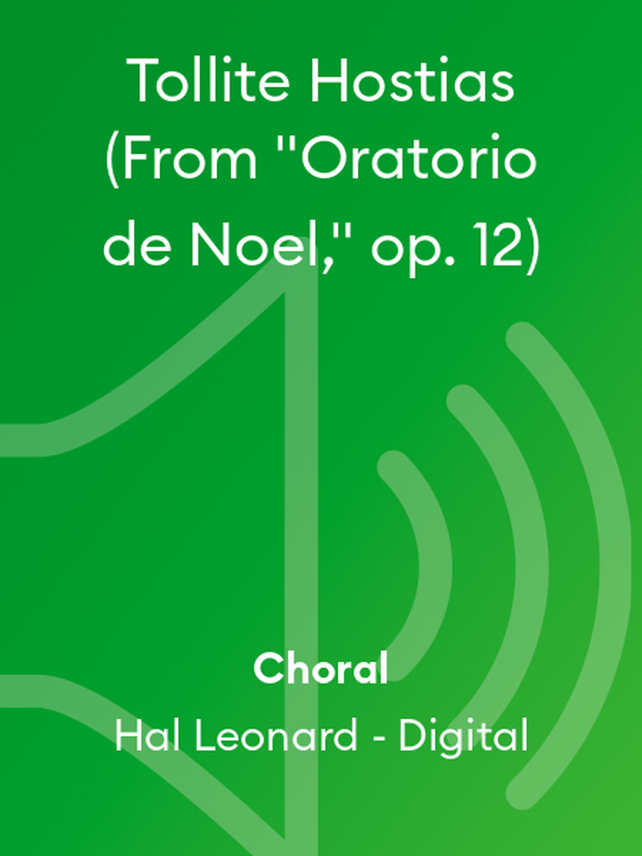 Tollite Hostias (From 