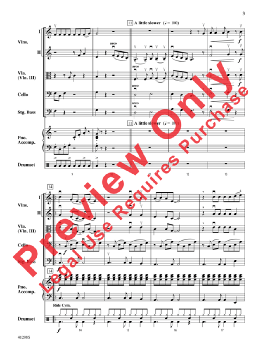 We Are Young We Are Young String Orchestra scores gallery preview page 4