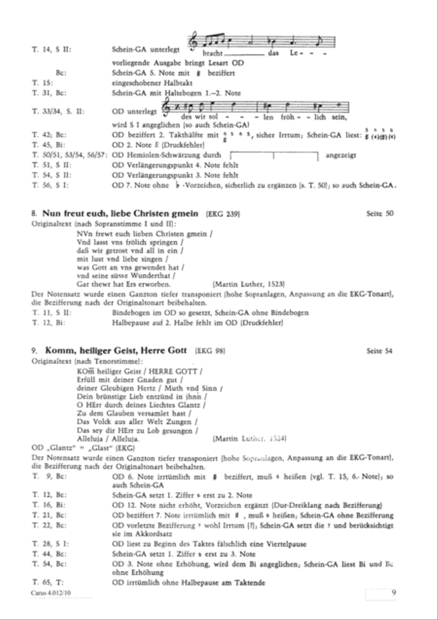 Opella Nova I. Teil 1618 Collection / Songbook scores gallery preview page 10