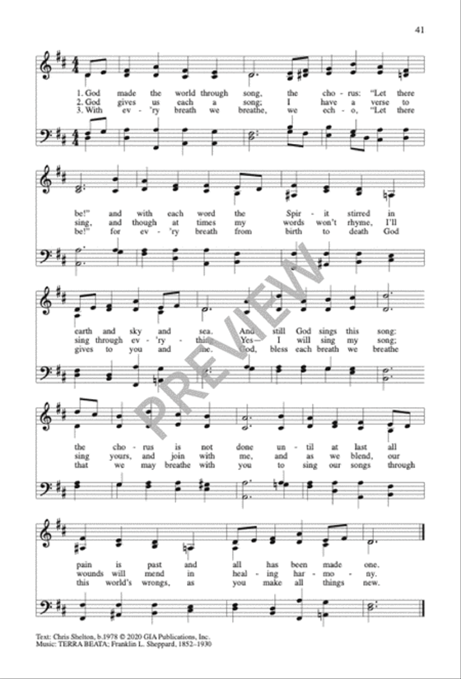 Sing No Empty Alleluias Sacred scores gallery preview page 38