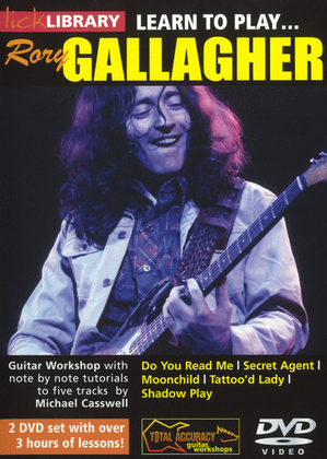 Book cover for Learn To Play Rory Gallagher