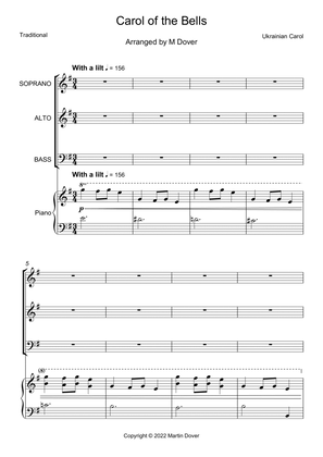 Carol of the Bells - 3 part choir - SAB - Mixed Voices