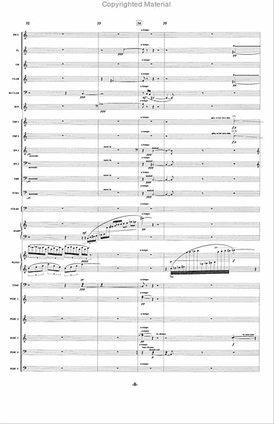Waking Angels Concert Band scores gallery preview page 9