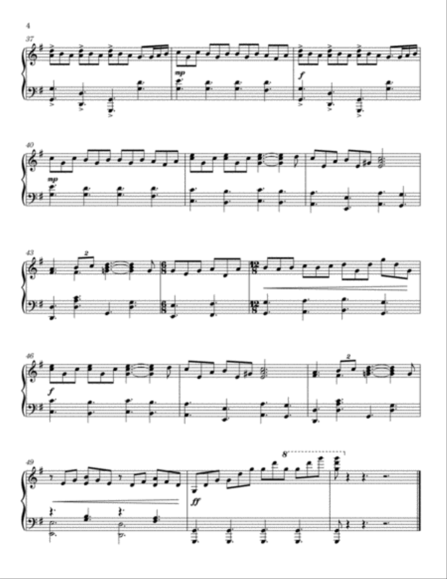 What Child Is This? A Collection of Christmas Carols for Solo Piano by Michael Ware Piano Solo scores gallery preview page 6