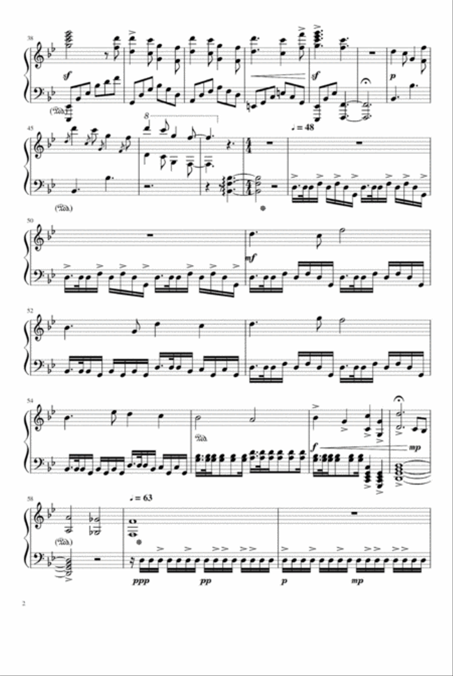 Alpha Alpha Piano Solo scores gallery preview page 2