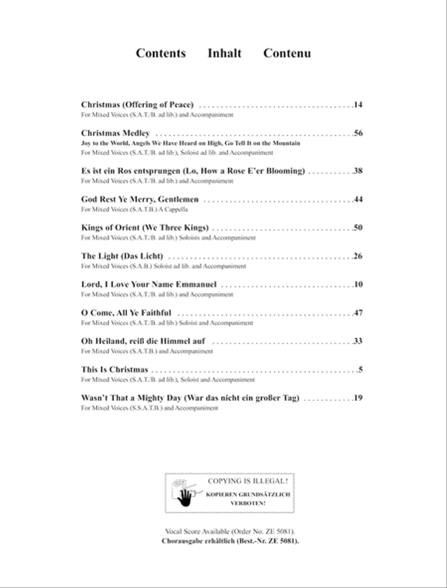 This Is Christmas! 4-Part scores gallery preview page 2