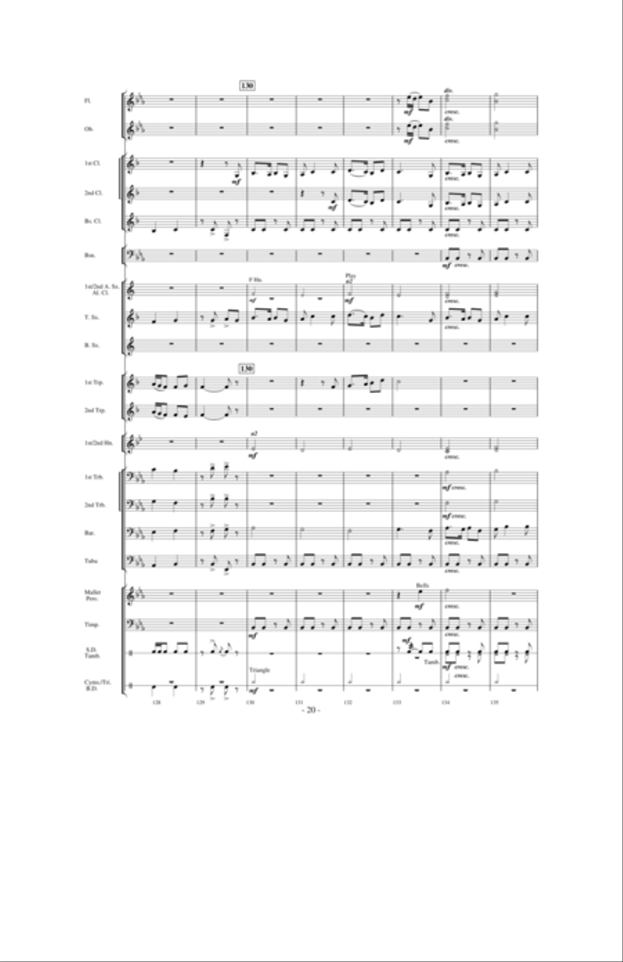 Aspen Overture Concert Band scores gallery preview page 19