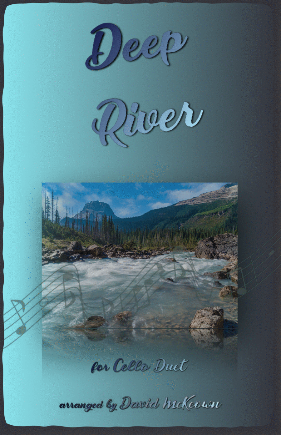 Deep River, Gospel Song for Cello Duet String Duet scores gallery preview page 1