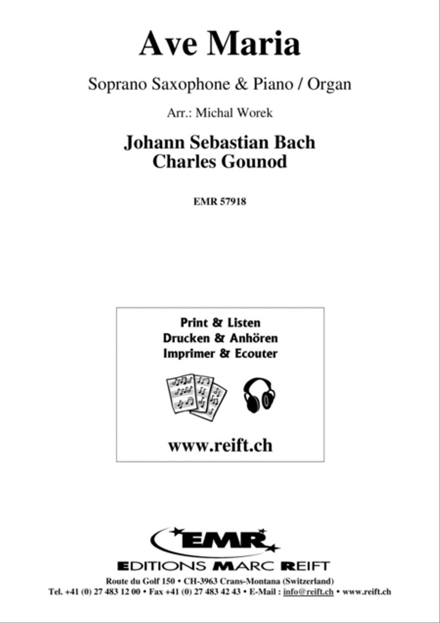 Ave Maria Soprano Saxophone scores gallery preview page 2