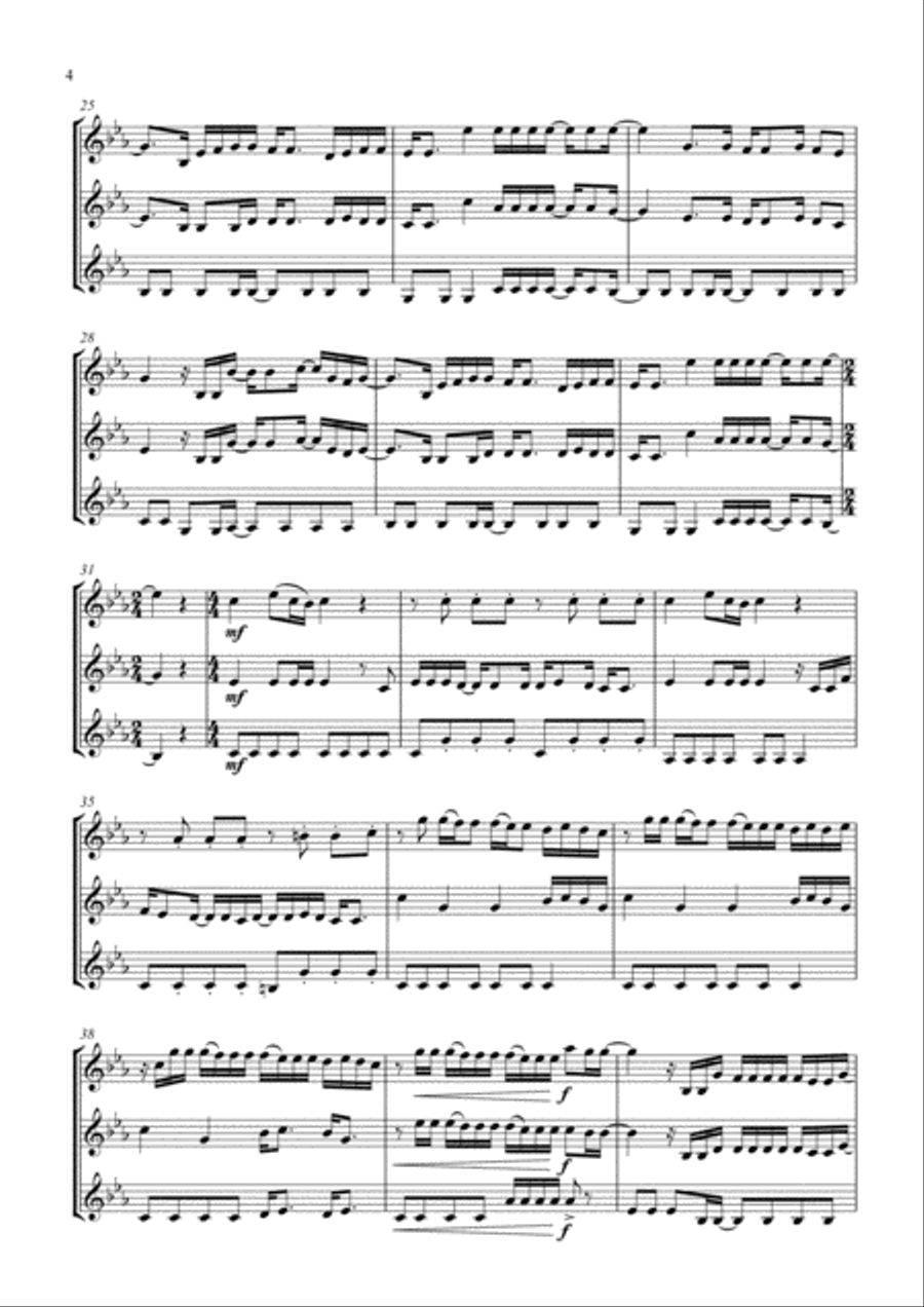 The Greatest Show Brass Ensemble scores gallery preview page 4
