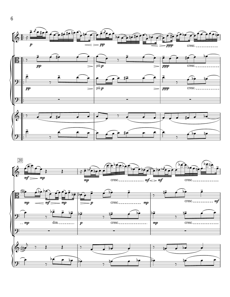 VARIATION 25 (from the GOLDBERG VARIATIONS) Chamber Orchestra scores gallery preview page 5
