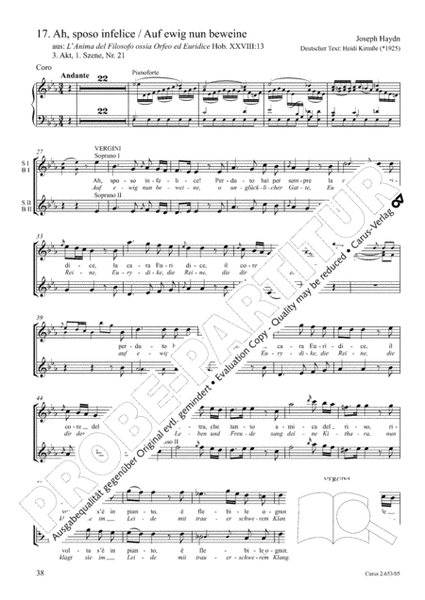 Choral collection Great Opera Choruses - Mozart * Haydn. Editionchor