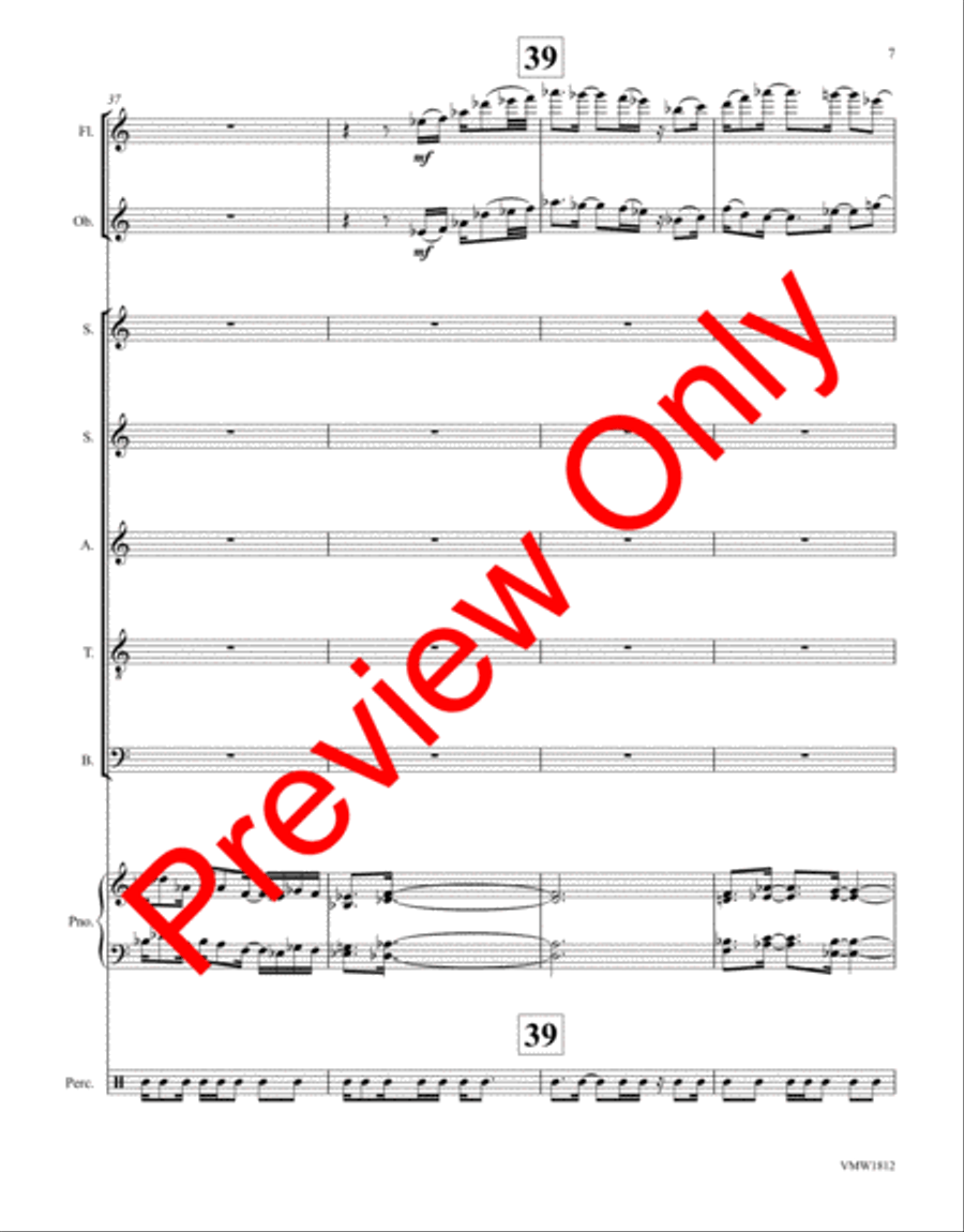 Maombi na Sifa (Prayer and Praise) 4-Part scores gallery preview page 12