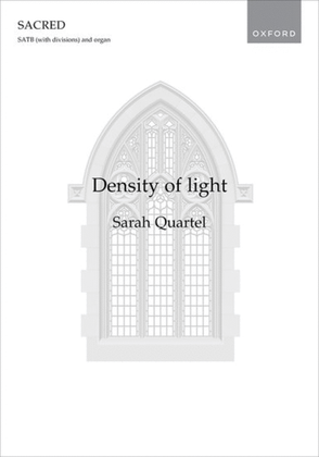 Book cover for Density of light