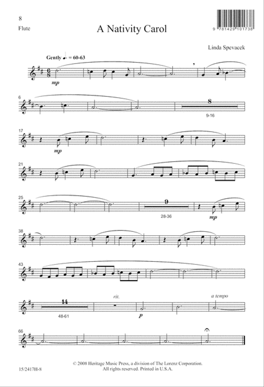 A Nativity Carol SSA scores gallery preview page 9