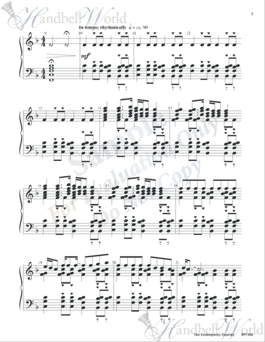 Two Contemporary Favorites 5-Octaves scores gallery preview page 6