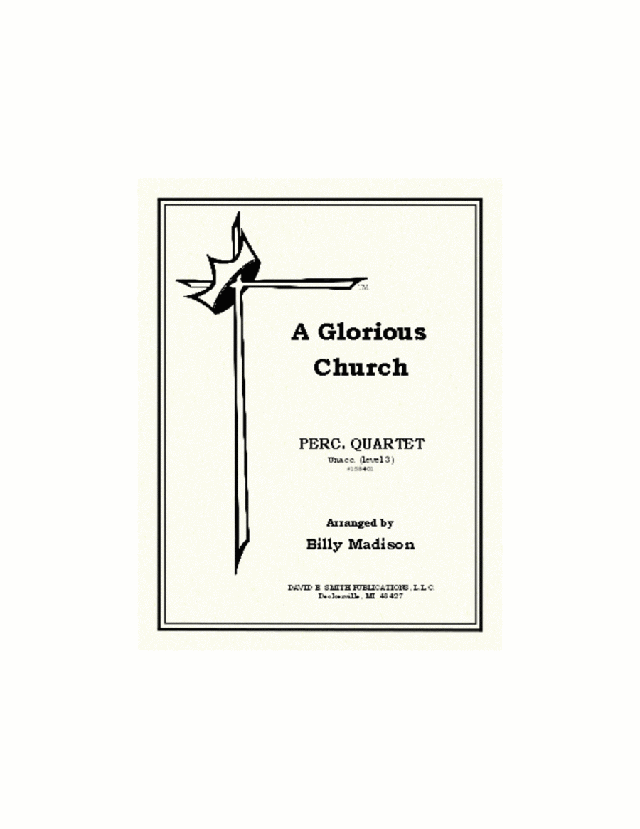 A Glorious Church A Glorious Church Percussion scores gallery preview page 1