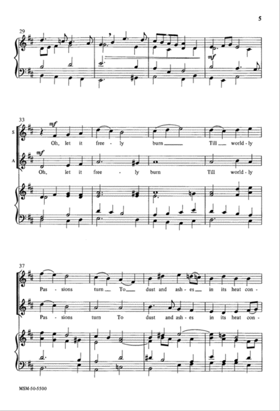 Come Down, O Love Divine 3-Part scores gallery preview page 5