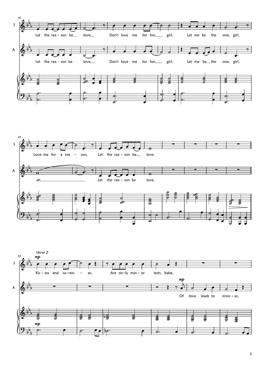 Love Me For A Reason Love Me For A Reason SA scores gallery preview page 3
