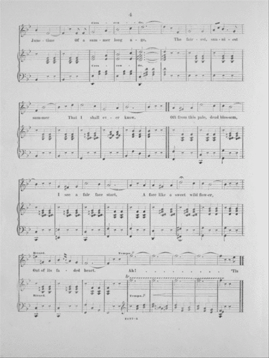 Only a Pansy Blossom. Waltz Song Voice scores gallery preview page 3