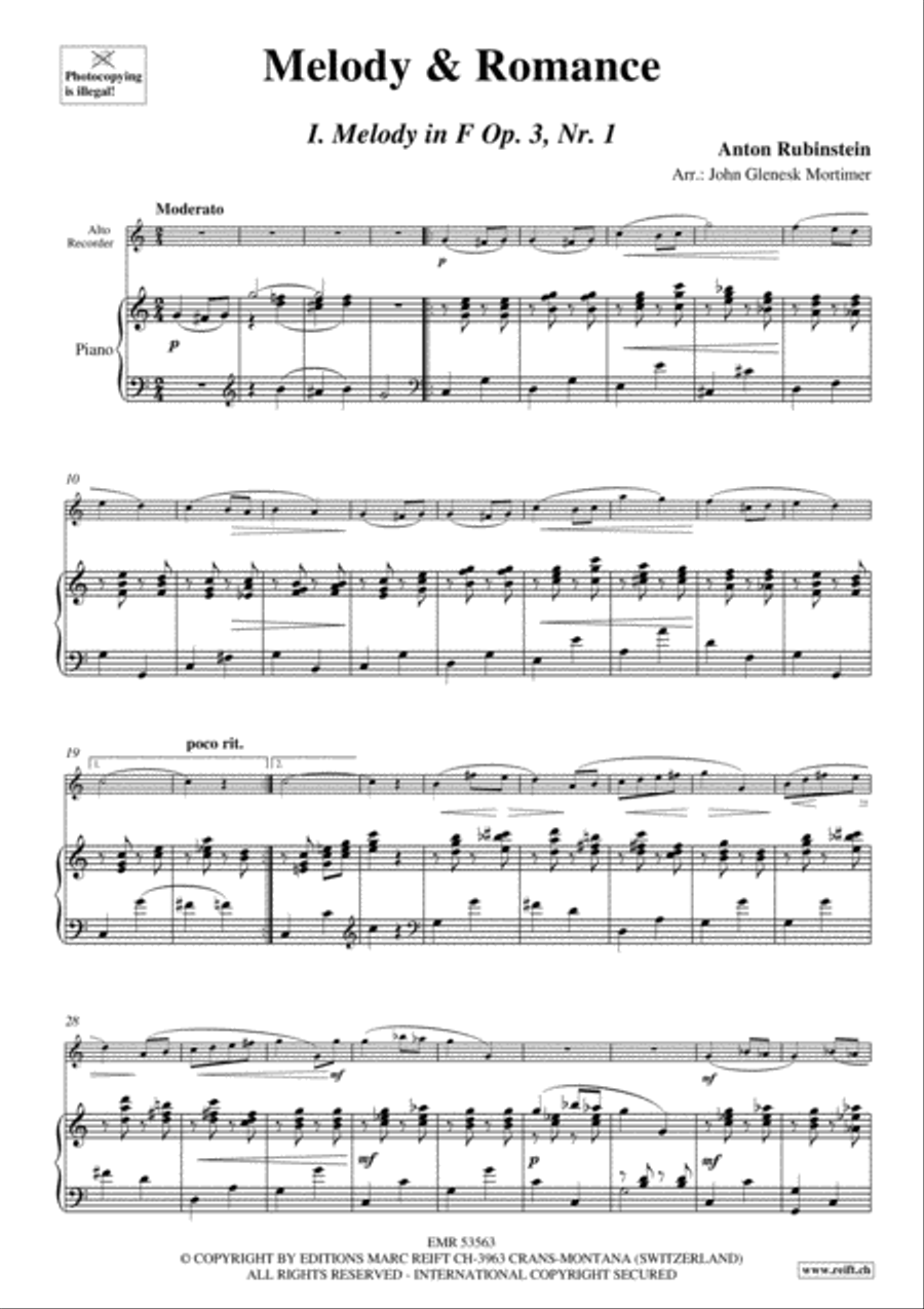 Melody & Romance Alto Recorder scores gallery preview page 4
