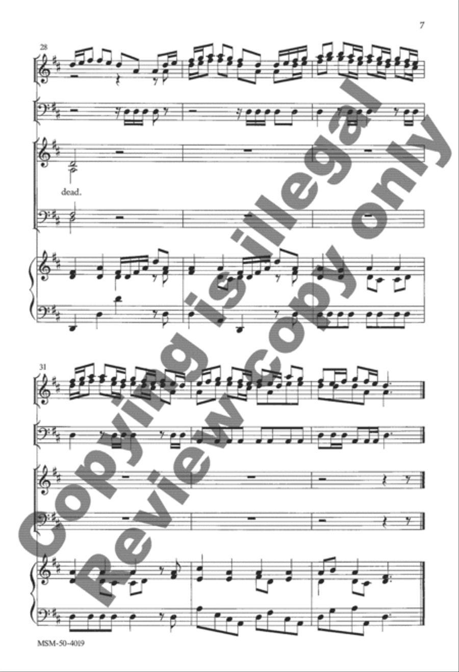 Awake, Now, Wintry Earth Awake, Now, Wintry Earth 4-Part scores gallery preview page 7