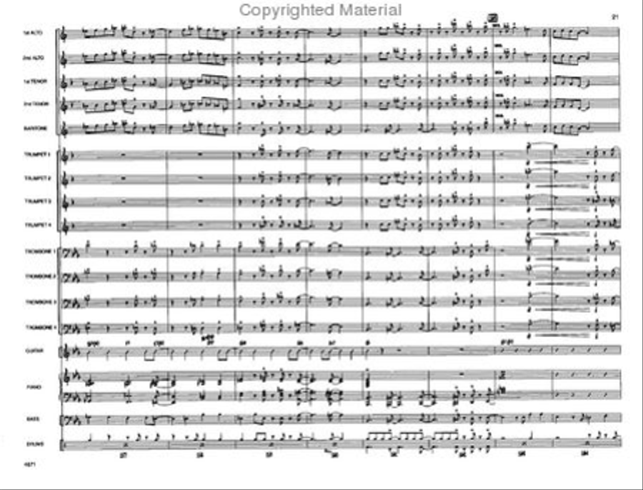 Big Al's Boogie Jazz Ensemble scores gallery preview page 21