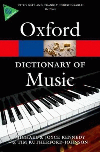 Oxford Dictionary Of Music 6Th Ed Paperback