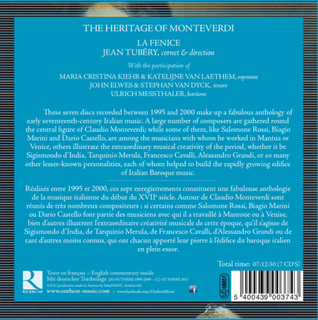 The Heritage of Monteverdi [Box Set]