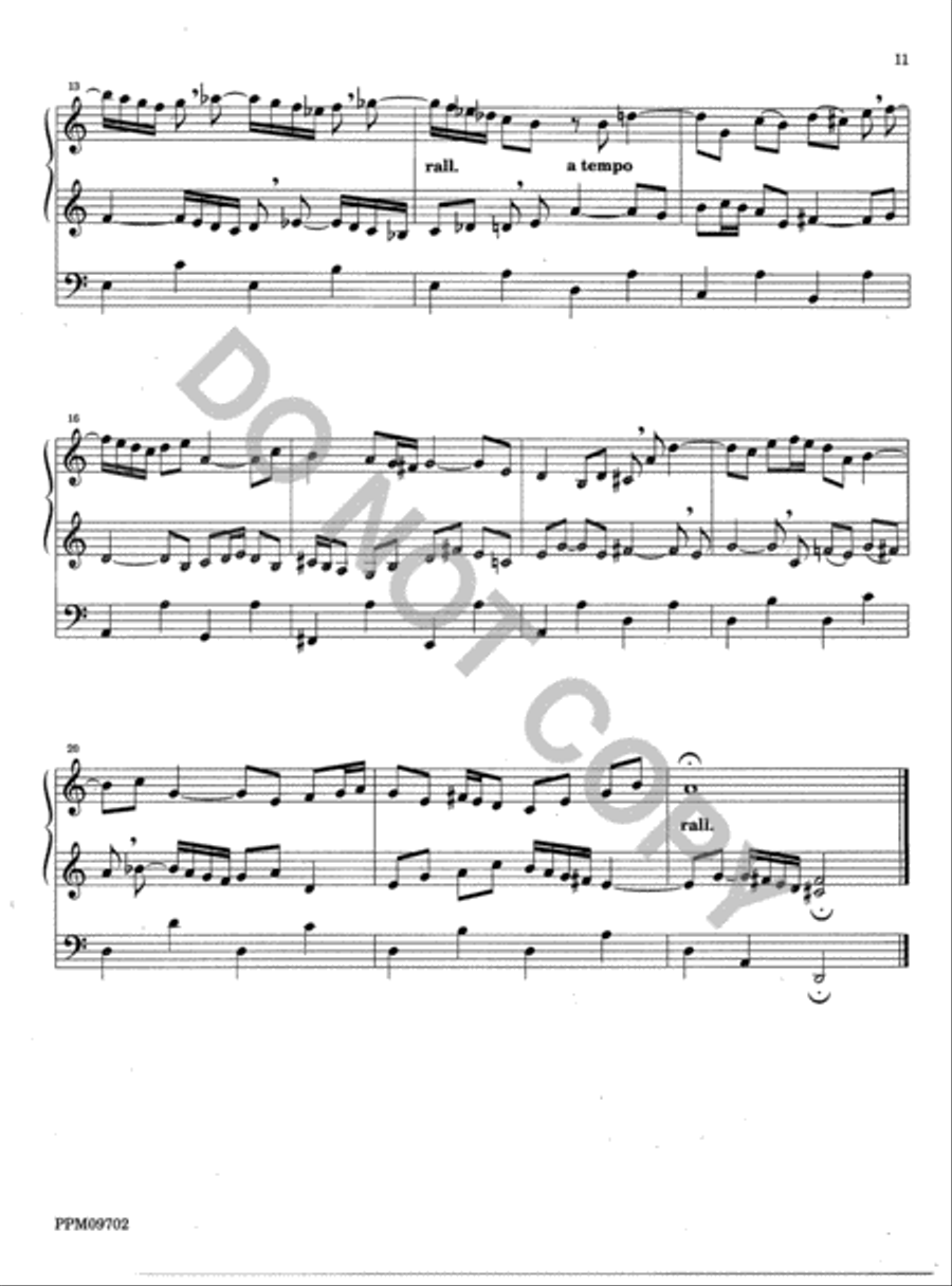 Twelve Organ Trios Organ scores gallery preview page 11