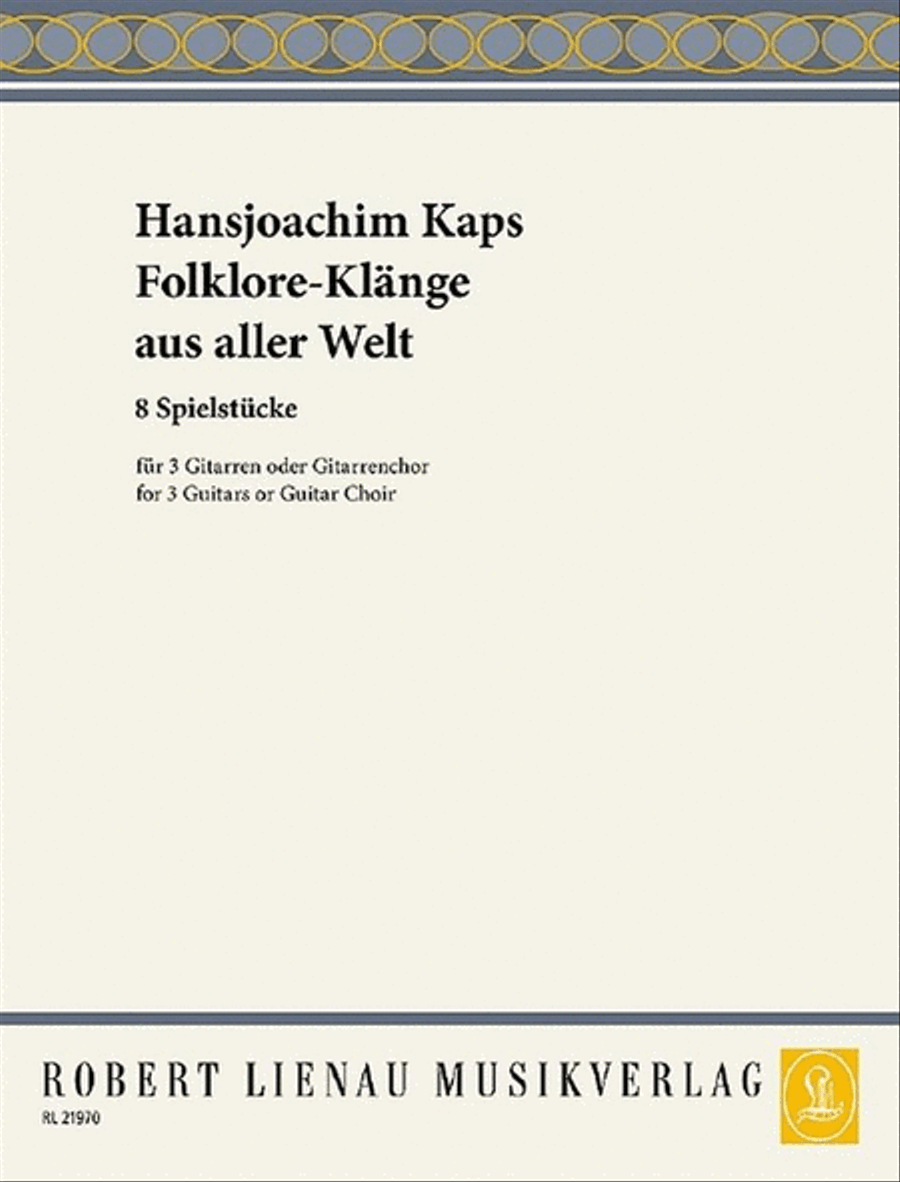 Folklore-Klänge aus aller Welt Guitar Ensemble scores gallery preview page 1