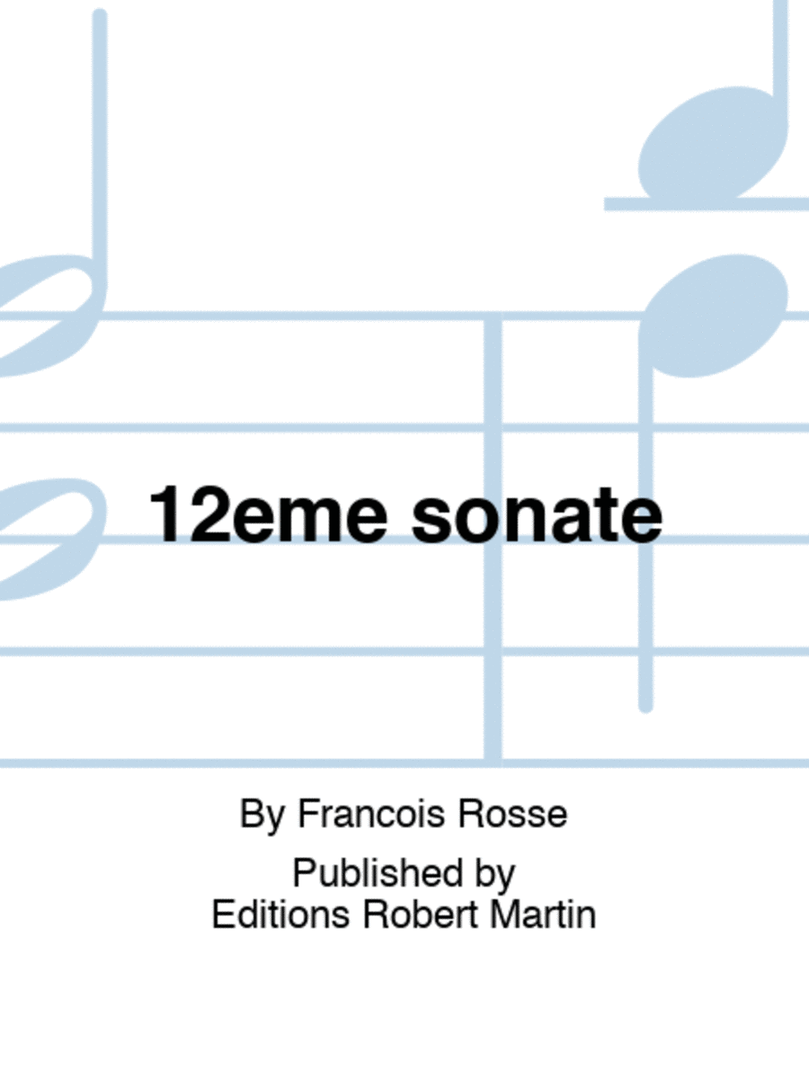 12eme sonate