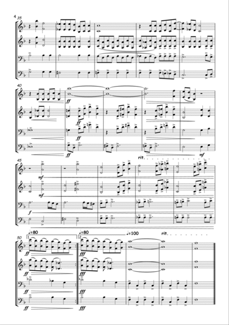 Life On Mars Large Ensemble scores gallery preview page 4