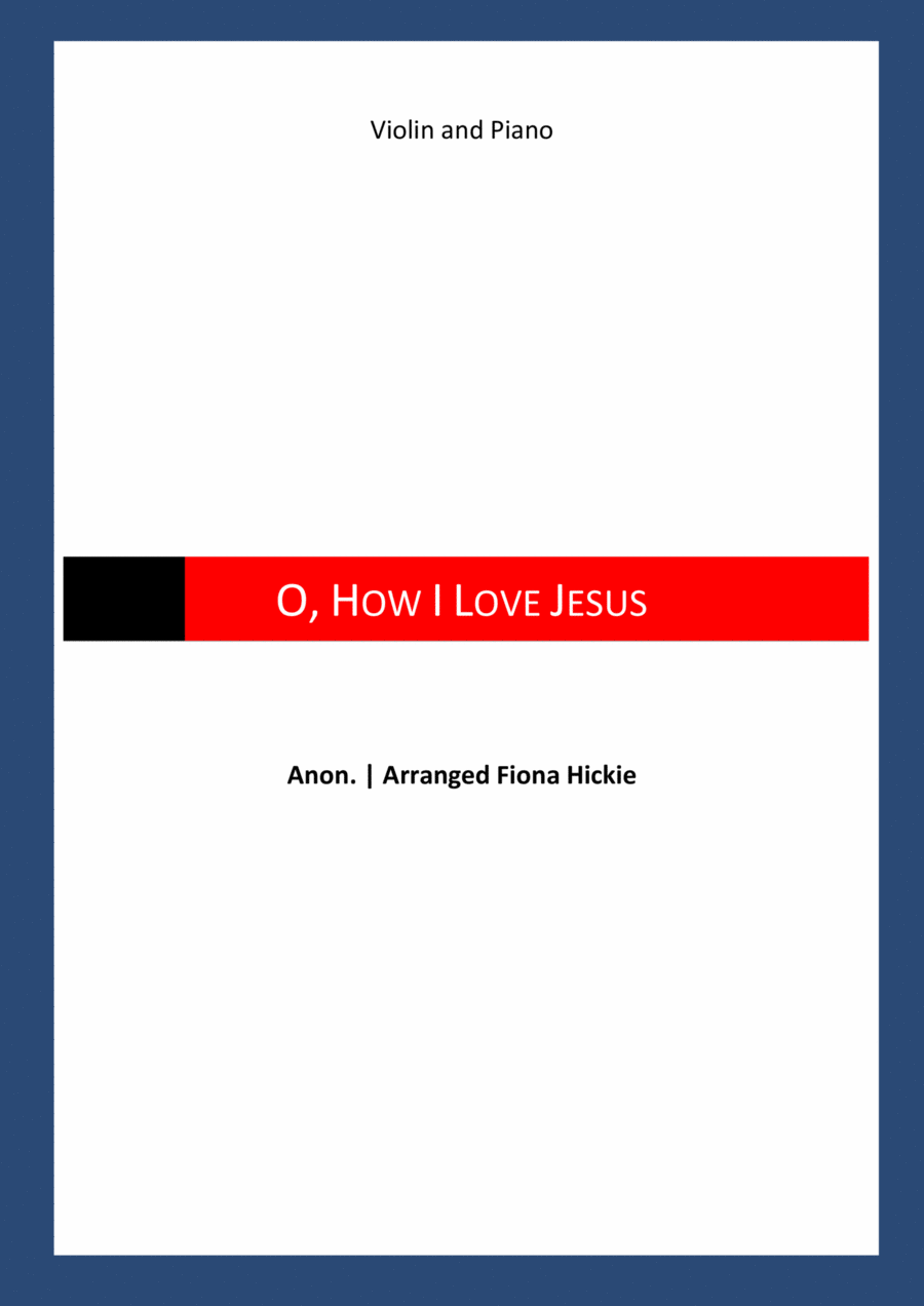 O, How I Love Jesus Violin Solo scores gallery preview page 1
