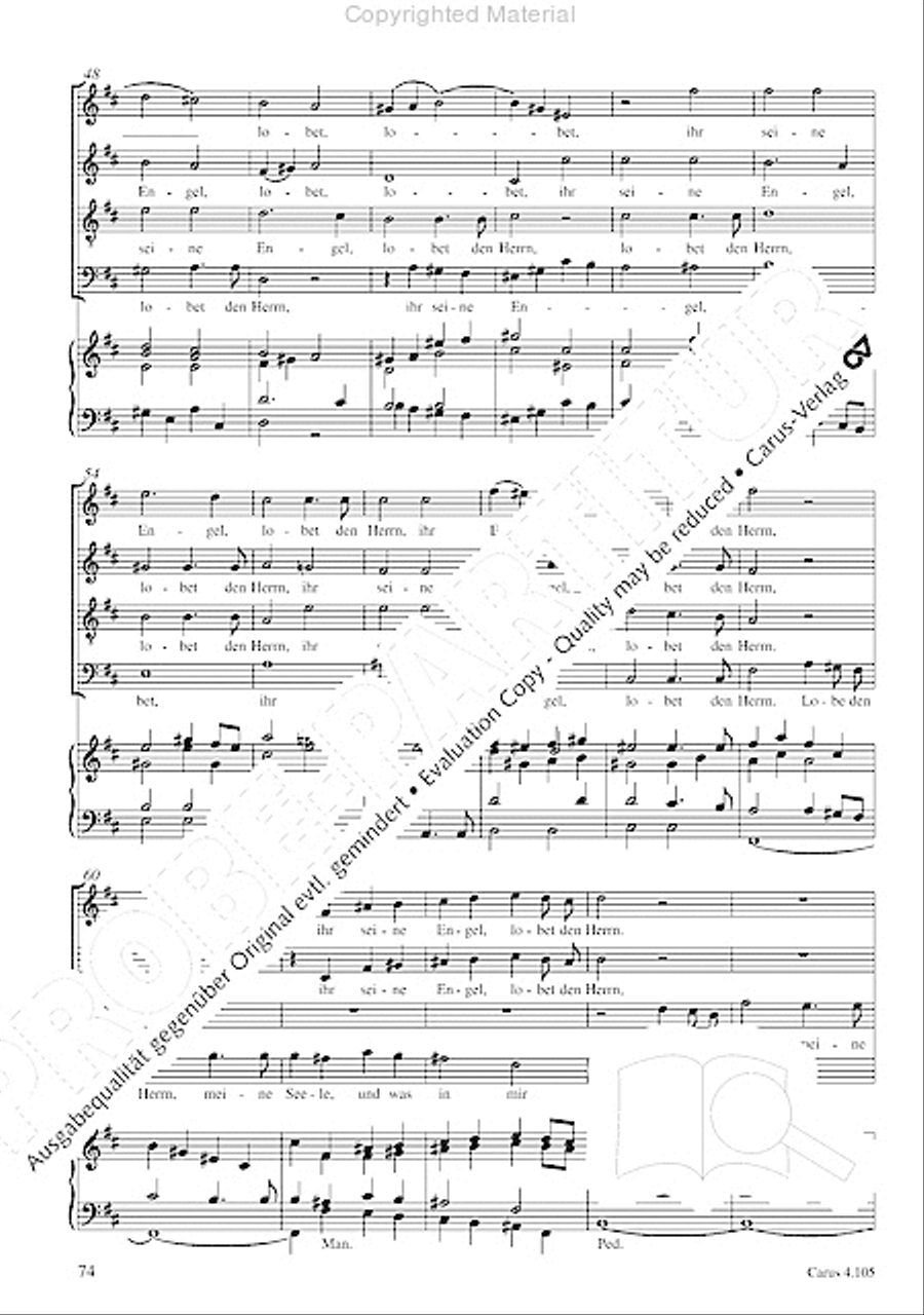 Choral collection Mendelssohn - editionchor Choir scores gallery preview page 75