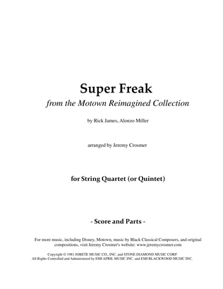 Book cover for Super Freak