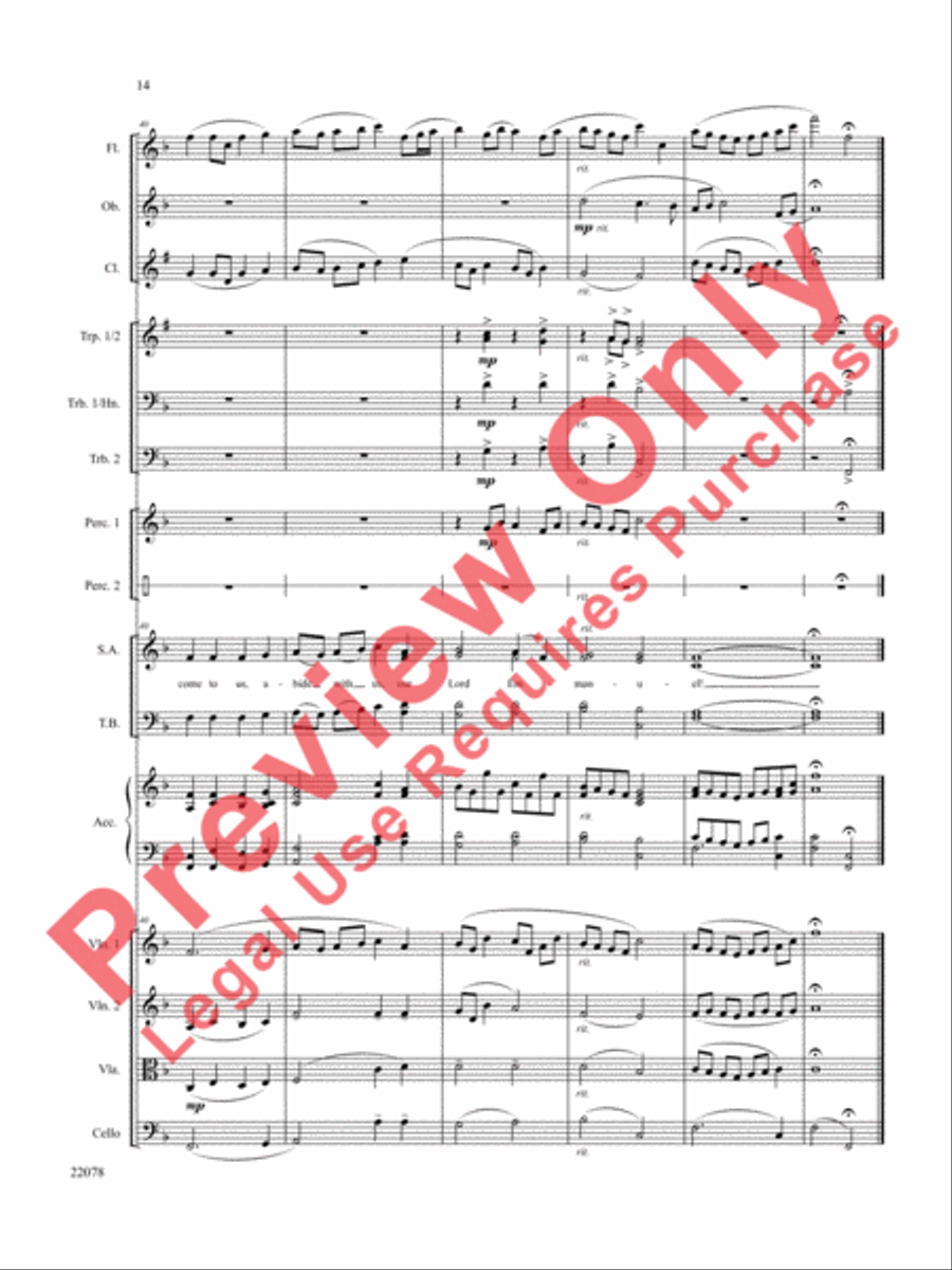 A Christmas Carol (Instrumental Parts) Choir scores gallery preview page 15