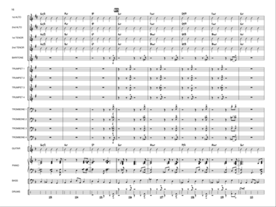 Pedal to the Metal Jazz Ensemble scores gallery preview page 15