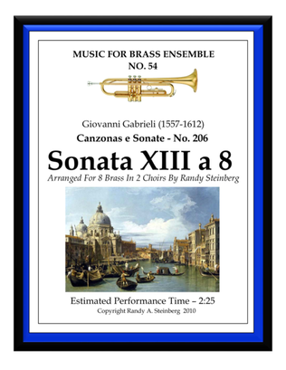 Sonata XIII a 8 - No. 206