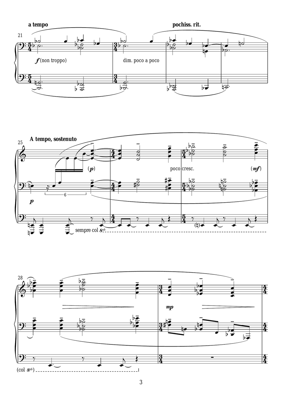 Memento Memento Piano Solo scores gallery preview page 3